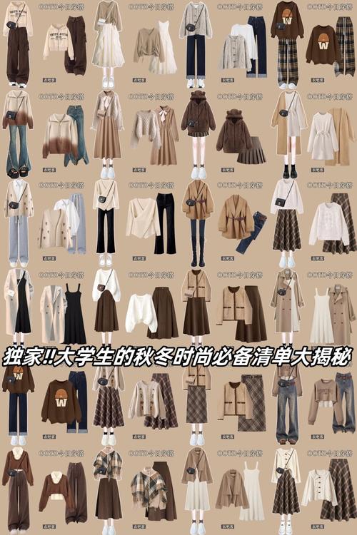 现代服装分类女式四季衣服合集衣服流行元素有哪些衣服配饰大全100种